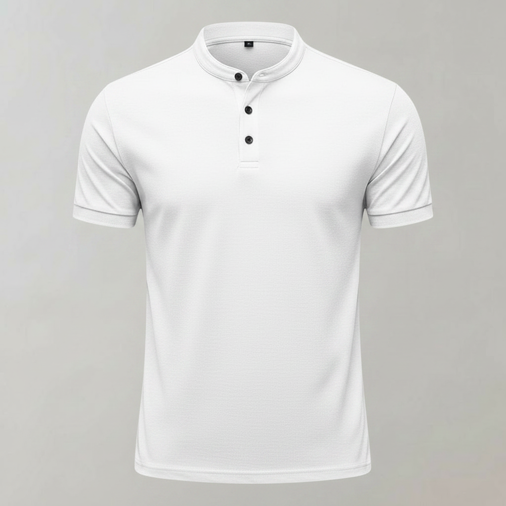 Men's Casual Long Sleeve Polo Shirt | Elegant Style