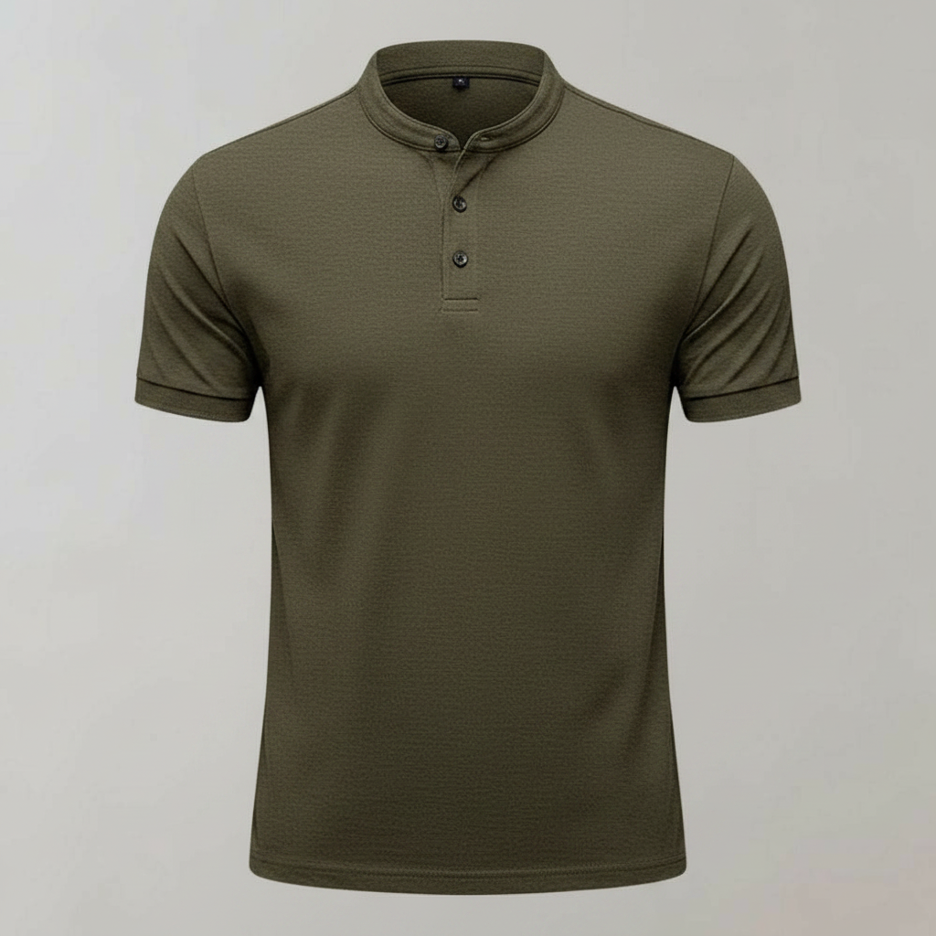 Men's Casual Long Sleeve Polo Shirt | Elegant Style