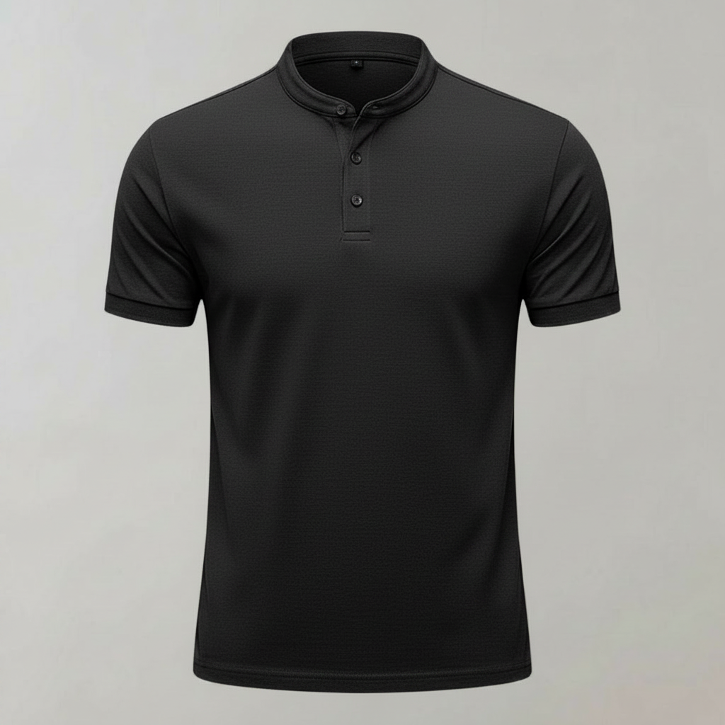 Men's Casual Long Sleeve Polo Shirt | Elegant Style