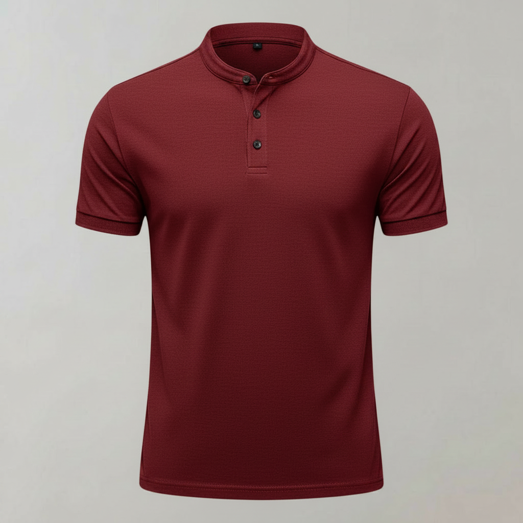 Men's Casual Long Sleeve Polo Shirt | Elegant Style