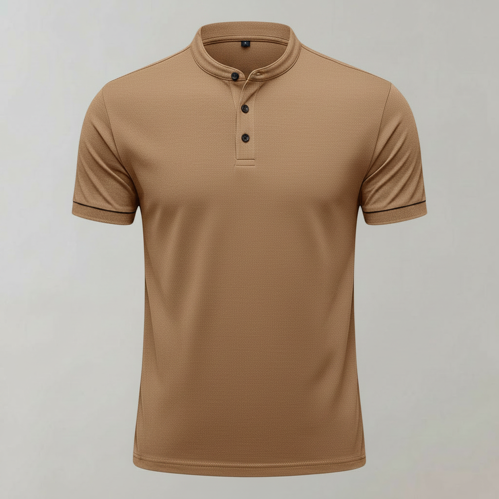 Men's Casual Long Sleeve Polo Shirt | Elegant Style