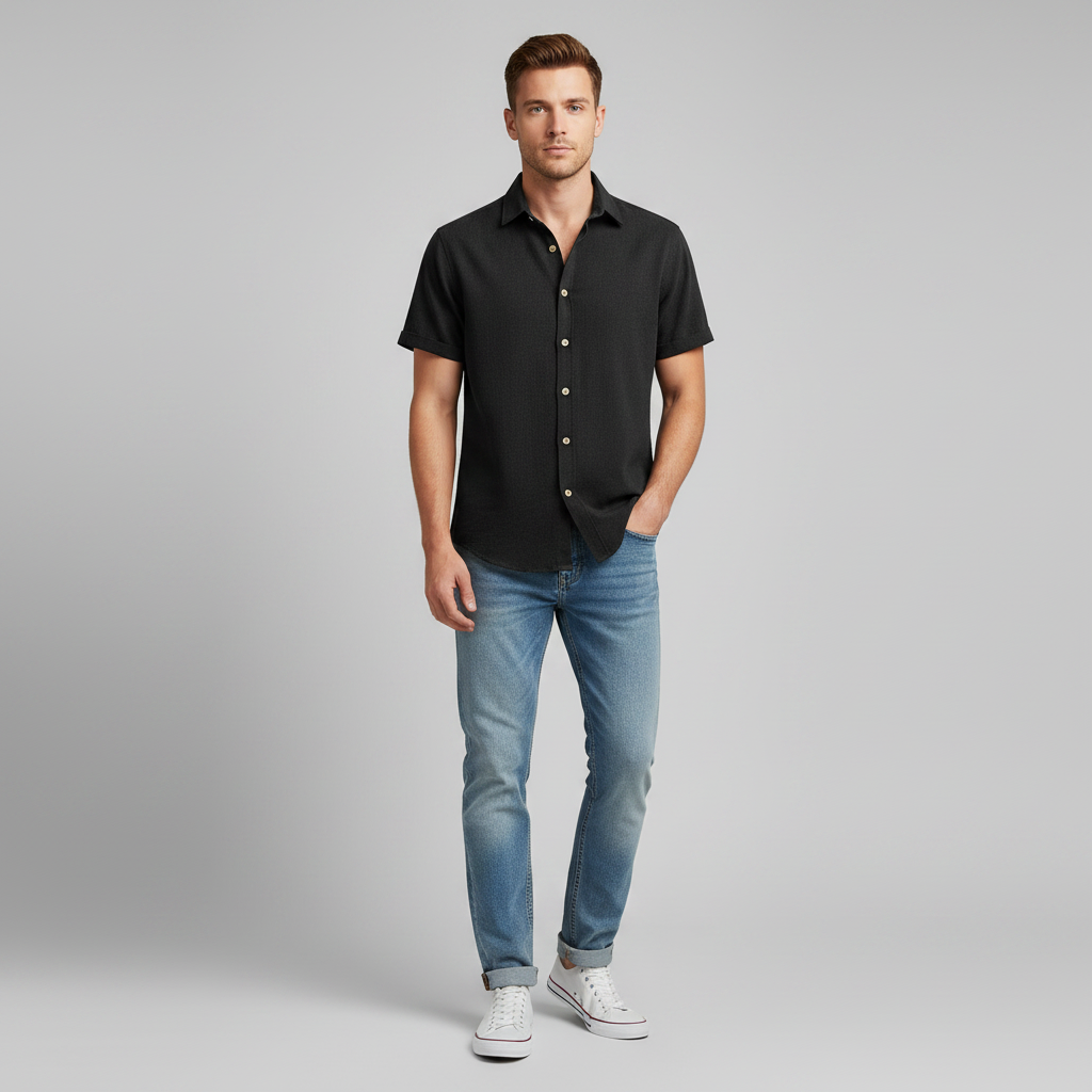 Men's Casual Shirt | Elegant Summer Blouse