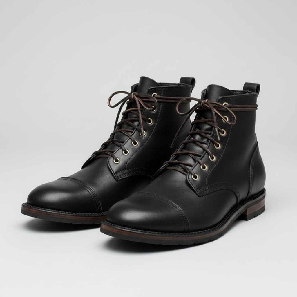 Men's Lace-Up Ankle Boots | Durable Work Footwear