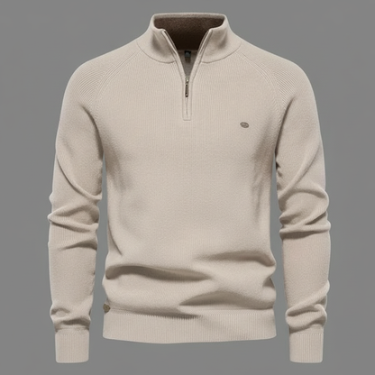Men's Slim Fit Half-Zip Jumper | Stylish Knitwear