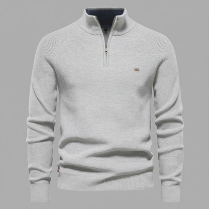 Men's Slim Fit Half-Zip Jumper | Stylish Knitwear