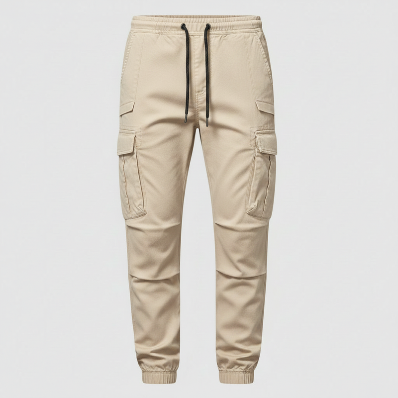 Men's Tactical Cargo Pants | Black Cargo Trousers for Outdoor Use