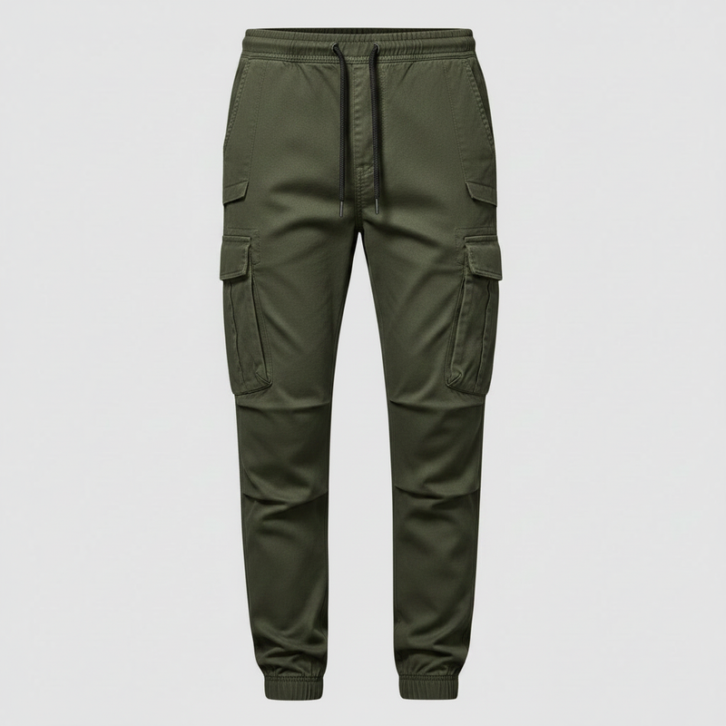 Men's Tactical Cargo Pants | Black Cargo Trousers for Outdoor Use