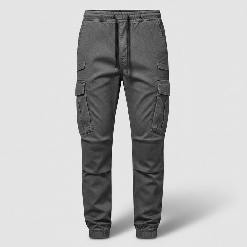 Men's Tactical Cargo Pants | Black Cargo Trousers for Outdoor Use