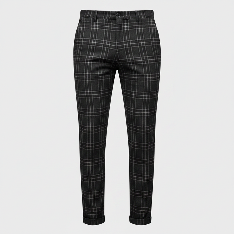 Sasha Checked Chino Pants | Men's Pants