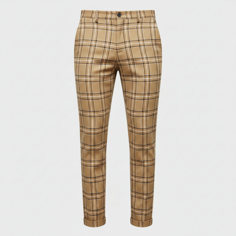 Sasha Checked Chino Pants | Men's Pants
