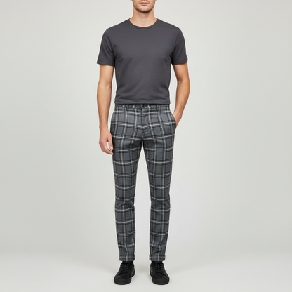 Sasha Checked Chino Pants | Men's Pants