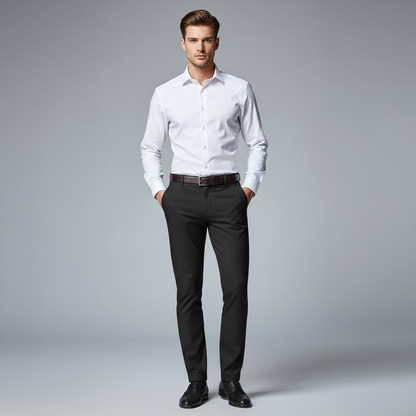 Saul | Men's Slim Fit Chinos with Stretch Fabric
