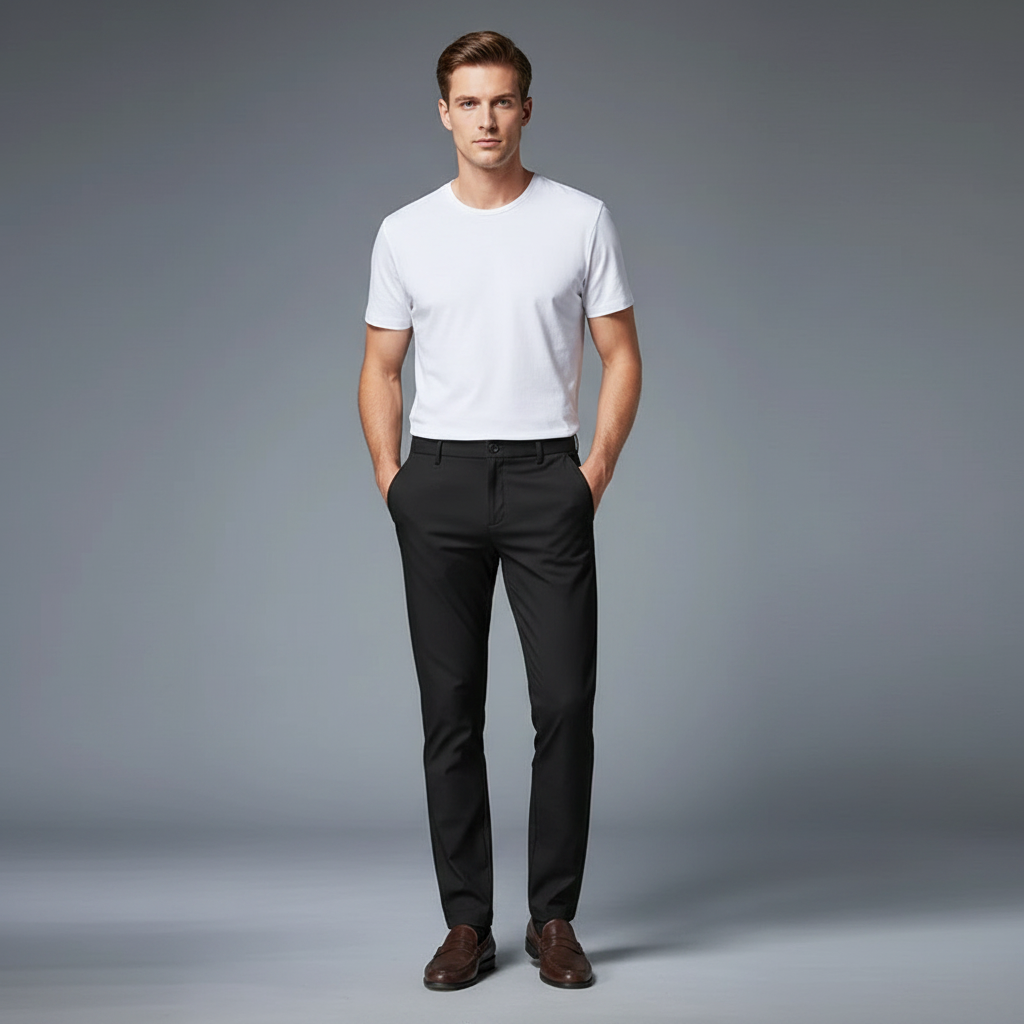 Saul | Men's Slim Fit Chinos with Stretch Fabric