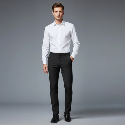 Saul | Men's Slim Fit Chinos with Stretch Fabric
